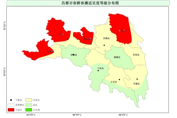 洛隆县春耕春播气象服务专报